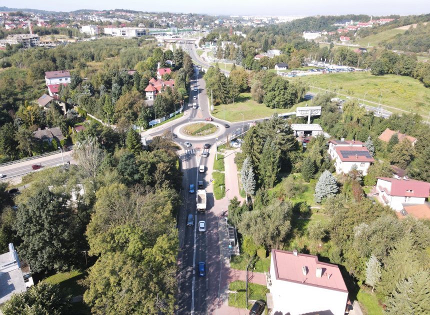 Węzeł drogowy w Wieliczce (fot. GDDKiA)