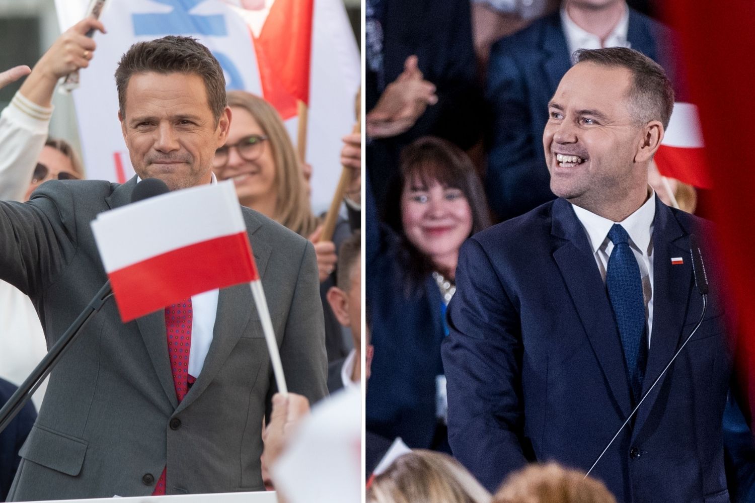 Rafał Trzaskowski i Karol Nawrocki