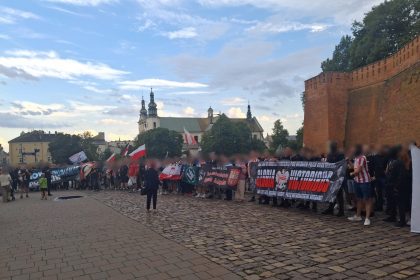 Marsz przeciwko nielegalnej imigracji (fot. Facebook / Narodowa Cracovia)