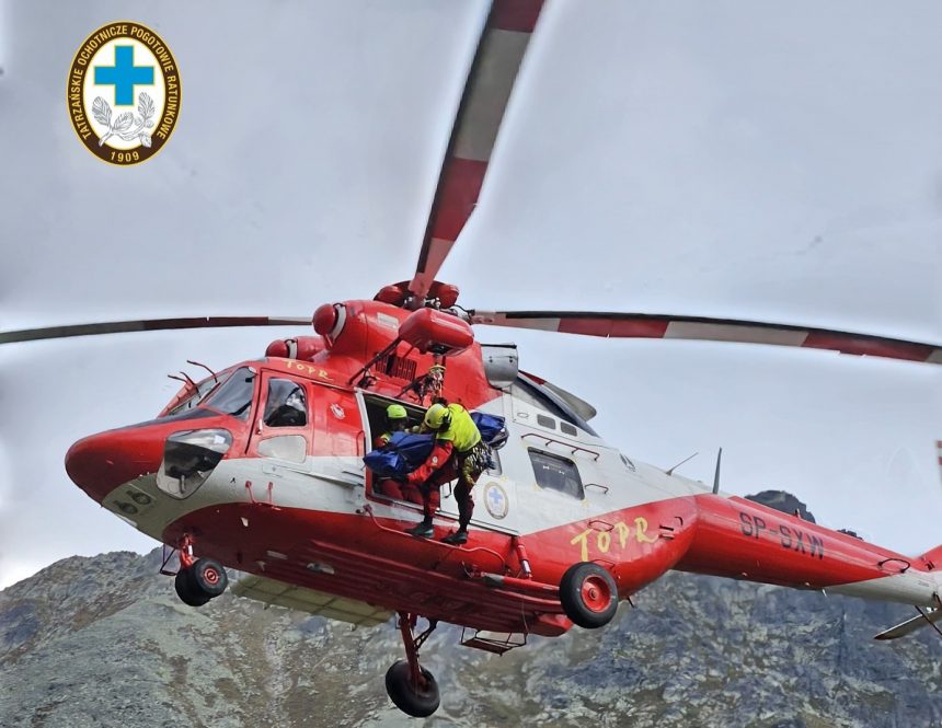 (fot. Facebook / Tatrzańskie Ochotnicze Pogotowie Ratunkowe - TOPR)