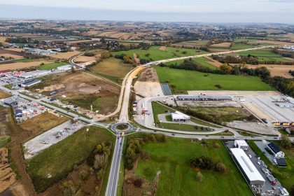 Budowa obwodnicy Proszowic (fot. Malopolska.pl)