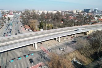 Estakada nad Aleją 29 Listopada (fot. Zarząd Dróg Miasta Krakowa)