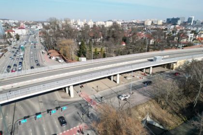 Estakada nad Aleją 29 Listopada (fot. Zarząd Dróg Miasta Krakowa)