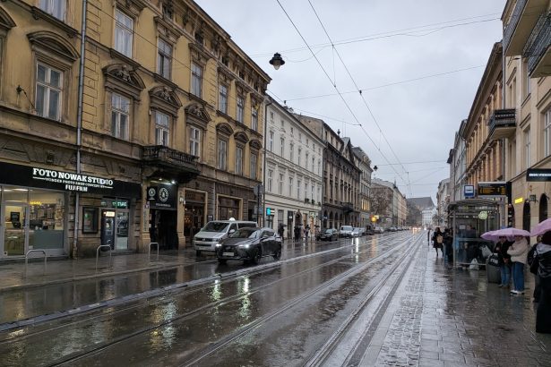 Starowiślna, deszcz