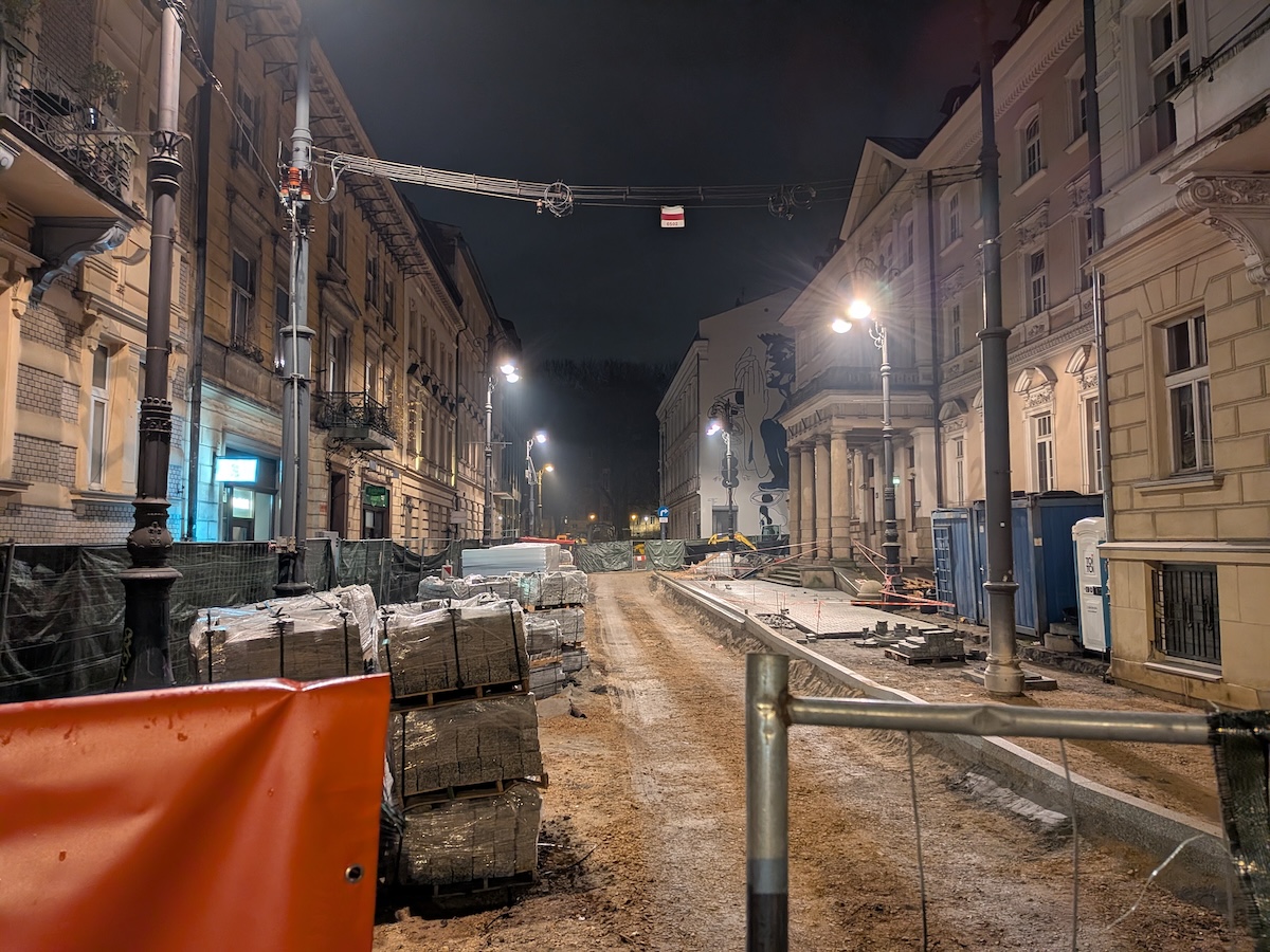 Remont skrzyżowania Straszewskiego i Piłsudskiego