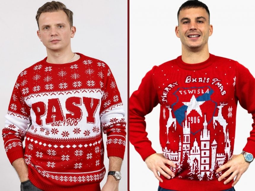 Swetry Cracovii i Wisły