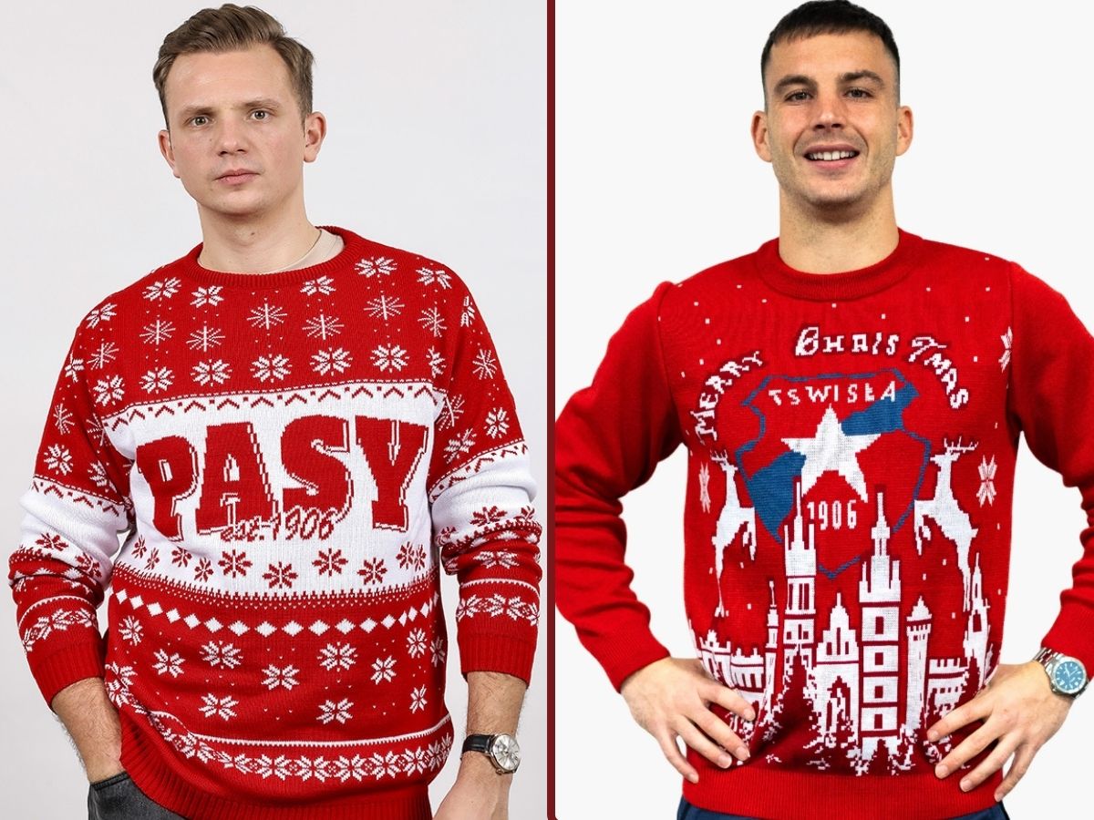 Swetry Cracovii i Wisły