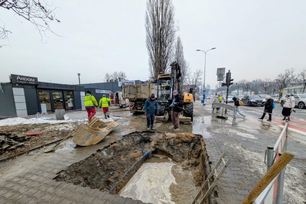 Awaria sieci wodociągowej