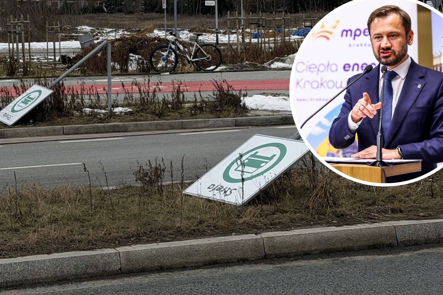 Aleksander Miszalski i zniszczone znaki SCT