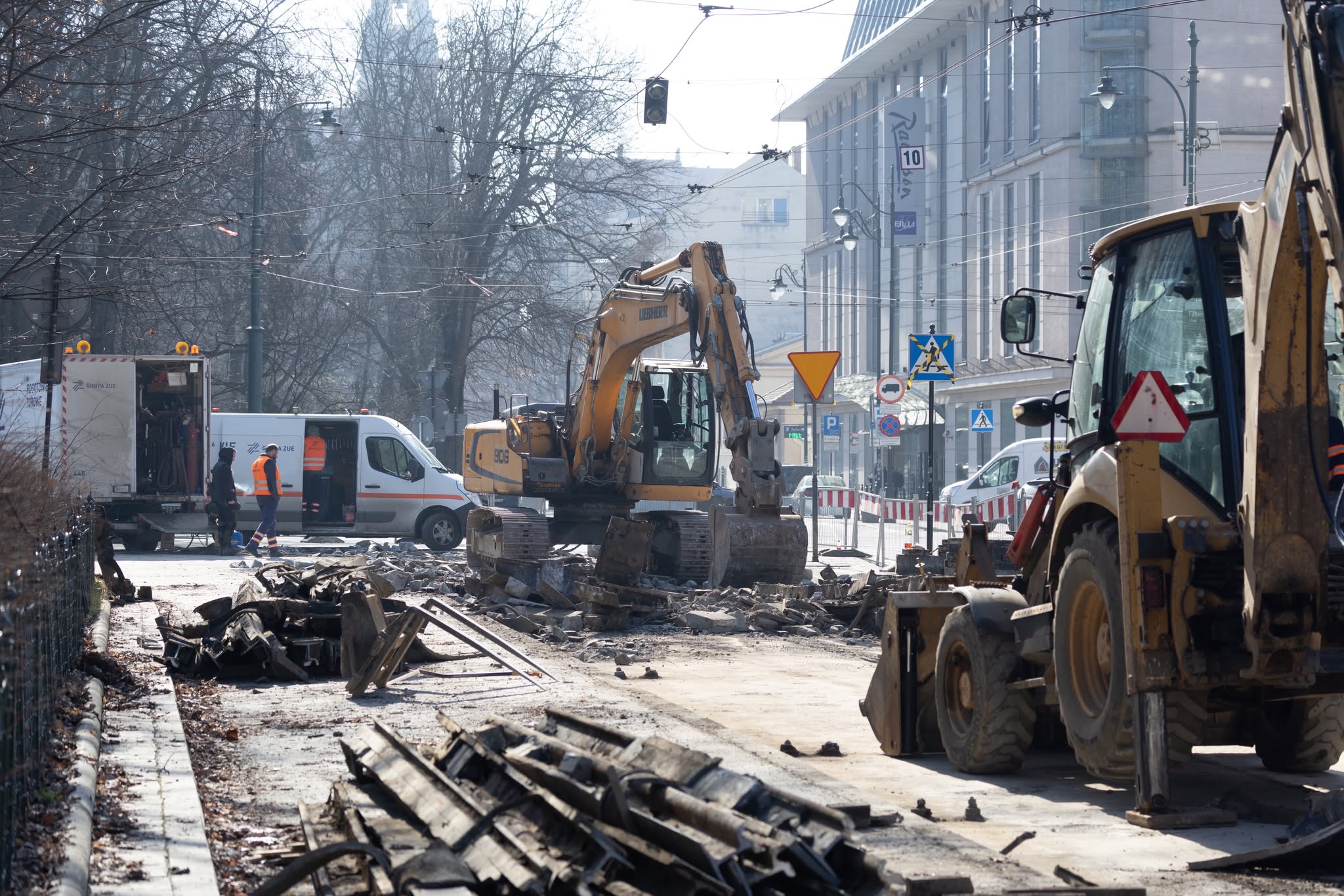 Remont ulicy Straszewskiego (fot. Krakow.pl)