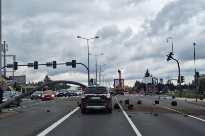 fot. Utrudnienia na Krakowskich drogach / Mariusz Firek