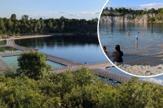 Zakrzówek. Główne baseny zamknięte, na dzikiej plaży wszystko po staremu