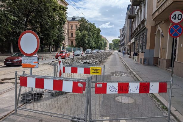 Remont ulicy Grzegórzeckiej