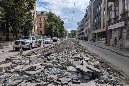 Remont ulicy Grzegórzeckiej