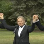 Władysław Kosiniak-Kamysz, Monika Piątkowska, Donald Tusk (fot. Polsat)
